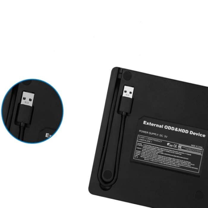 Externes DVD-Laufwerk USB 3.0 CD / DVD +/- RW-Laufwerk / DVD-Player-CD-ROM-Brenner – Bild 4