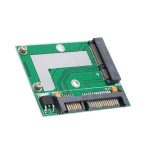 Halbhöhe MSATA Mini PCI-E SSD in 2.5in SATA3 Converter Adapterkarte – Bild 2