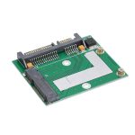 Halbhöhe MSATA Mini PCI-E SSD in 2.5in SATA3 Converter Adapterkarte – Bild 3