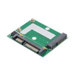 Halbhöhe MSATA Mini PCI-E SSD in 2.5in SATA3 Converter Adapterkarte – Bild 4
