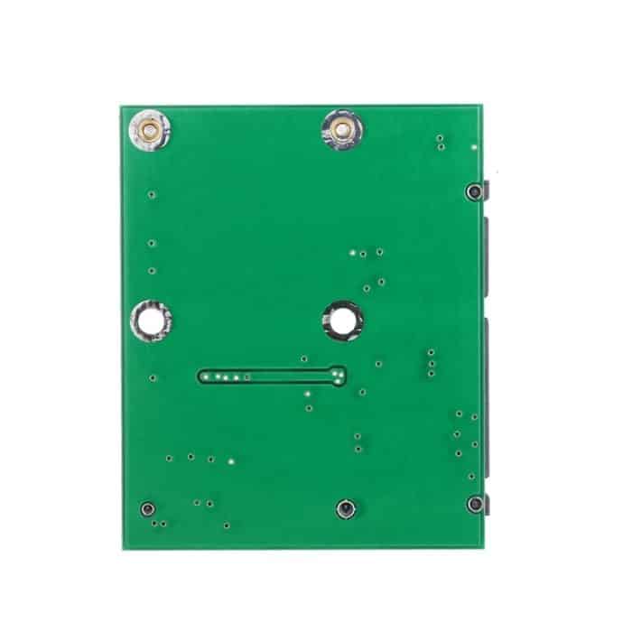Halbhöhe MSATA Mini PCI-E SSD in 2.5in SATA3 Converter Adapterkarte – Bild 5