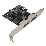 SATA PCI-E mit ESATA RISER CARD + SATA 3.0 6G PCIRE zu SATA-Erweiterungskarte