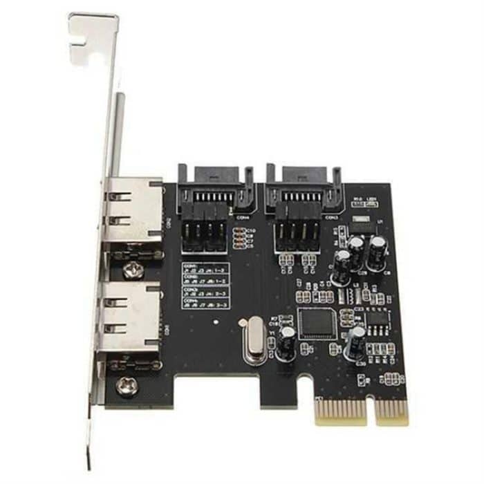 SATA PCI-E mit ESATA RISER CARD + SATA 3.0 6G PCIRE zu SATA-Erweiterungskarte – Bild 2