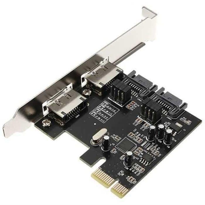 SATA PCI-E mit ESATA RISER CARD + SATA 3.0 6G PCIRE zu SATA-Erweiterungskarte – Bild 3