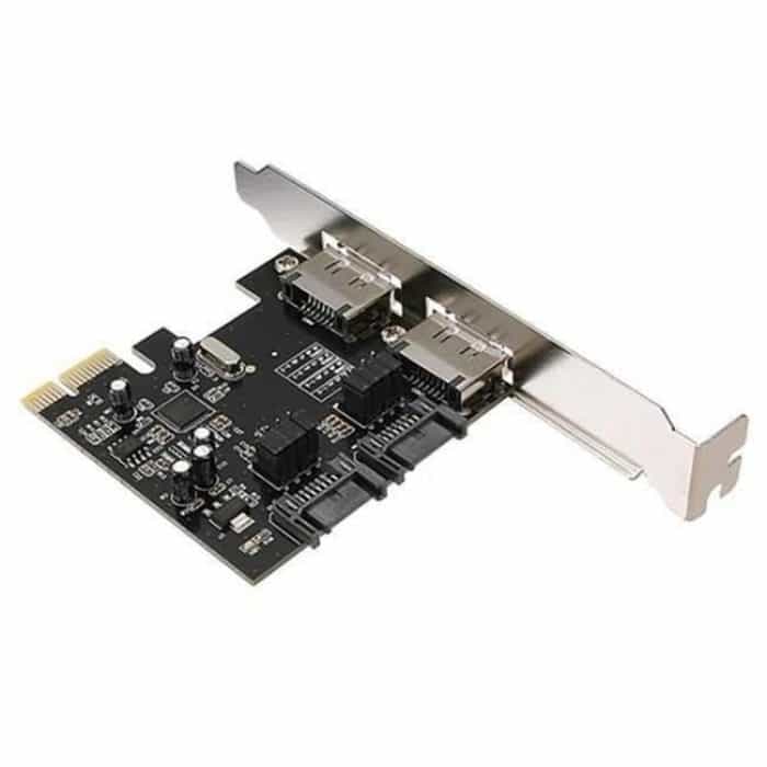 SATA PCI-E mit ESATA RISER CARD + SATA 3.0 6G PCIRE zu SATA-Erweiterungskarte – Bild 4