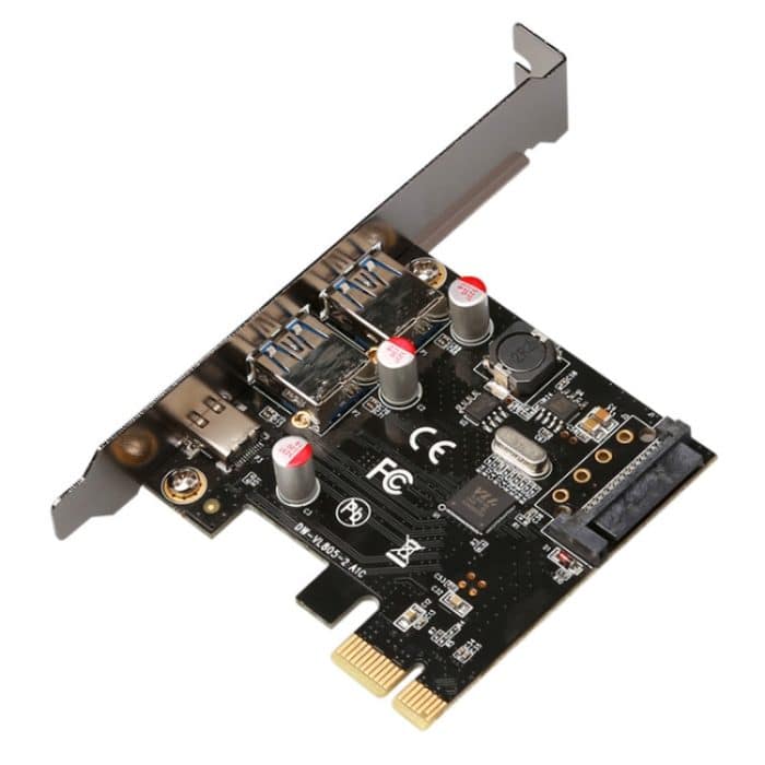 USB 3.1 Typ-C PCIe zum Typ-C und geben Sie eine 3.0-Erweiterungskarte USB PCI Express Riser-Karte ein – Bild 3