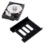 2,5 bis 3,5 Zoll Metallhalterung Adapter HDD SSD-Festplattenhalterung