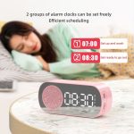 Z7 Digitaler Bluetooth 5.0-Lautsprecher, Multifunktionsspiegel, Wecker, FM-Radio, Z7 (Black), Z7 (White), Z7 (Pink) – Bild 5
