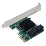 PCI Express 4 Port PCI-E X1 / X4 / X8 / X16 Converter PCIe zum SATA-Erweiterungsadapter – Bild 2