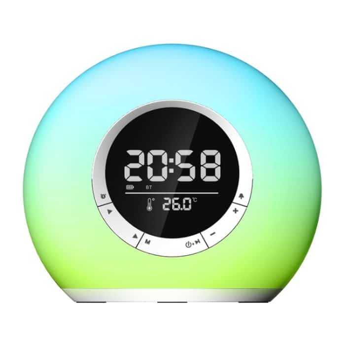 P11 LED-Atmosphäre Licht Bluetooth-Lautsprecher mit Alarm- und Temperaturanzeige – Bild 1