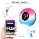 P11 LED-Atmosphäre Licht Bluetooth-Lautsprecher mit Alarm- und Temperaturanzeige – Bild 4