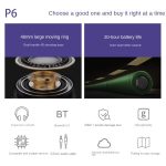 Fingertime P6 Bluetooth 5.1 Kabelloses Stereo-Headset mit Mikrofon, Black, White – Bild 5