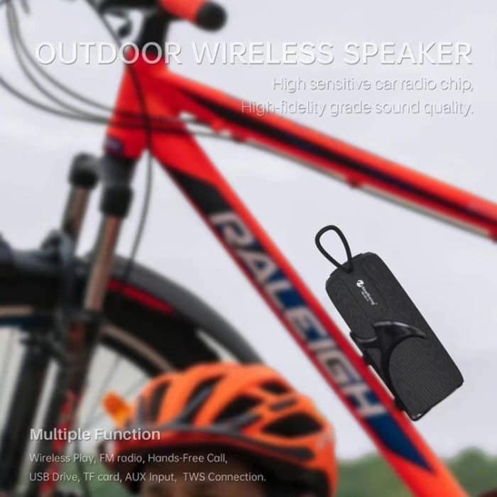 NewRixing NR8013 10W TWS Tragbarer kabelloser Stereolautsprecher, unterstützt TF-Karte / FM – Bild 5