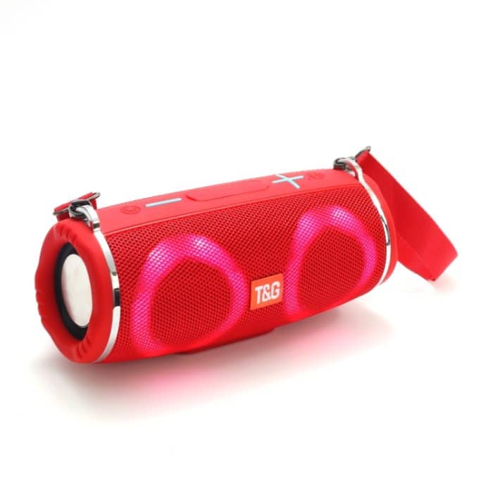 T&G TG642 RGB Licht wasserdichter tragbarer Bluetooth-Lautsprecher, unterstützt FM/TF-Karte, TG642 – Bild 1