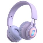 BT06C+ Niedliches kabelloses Bluetooth-Headset für Kinder mit Kopfmontage, Mikrofon und LED-Licht