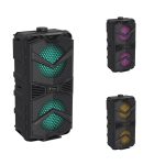 NewRixing NRG5501B Tragbarer kabelloser Karaoke-Lautsprecher für den Außenbereich, 16 W Audioverstärker, with Mic, No Mic – Bild 2