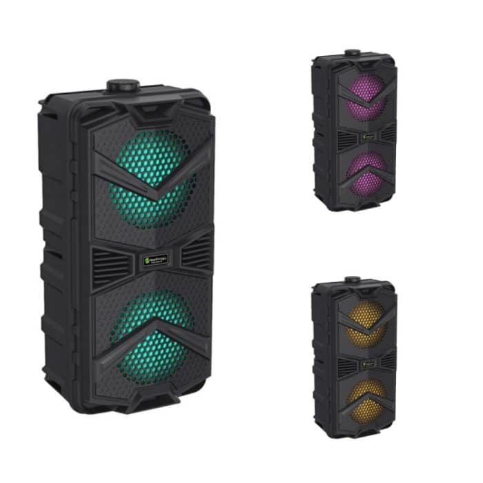 NewRixing NRG5501B Tragbarer kabelloser Karaoke-Lautsprecher für den Außenbereich, 16 W Audioverstärker, with Mic, No Mic – Bild 2