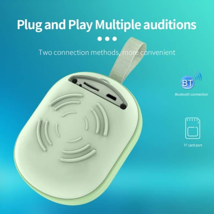 AEC BT513 RGB Licht wasserdichter tragbarer Bluetooth-Lautsprecher, unterstützt FM/TF-Karte – Bild 5