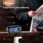 AEC S8 Wecker Bluetooth-Lautsprecher mit LED-Lichtunterstützung TF / FM, S8 – Bild 6