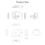 FW5 Non-in-Ear BT5.2 Wireless Sport Bone Conduction TWS-Ohrhörer unterstützen den Sprachassistenten, FW5 Black, FW5 Blue – Bild 7