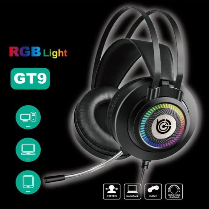GT9 Professional LED LED Light -Wired Gaming Headset mit MIC für PC/PS4/PS5 – Bild 4