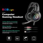 GT9 Professional LED LED Light -Wired Gaming Headset mit MIC für PC/PS4/PS5 – Bild 5