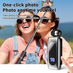 K55 Einziehbares Kabel BT5.2 Smart In-Ear-Einzelsportkopfhörer – Bild 6