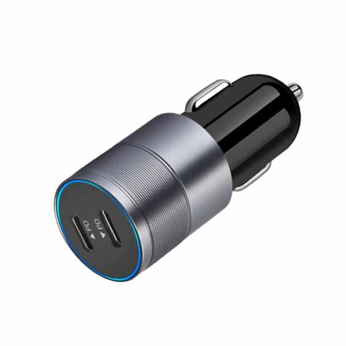 Dual PD 3.0 40 W USB-C/Typ-C-Autoladegerät mit 1 m USB-C/Typ-C auf 8-poligem Datenkabel, with USB-C / Type-C to 8 Pin Cable – Bild 6