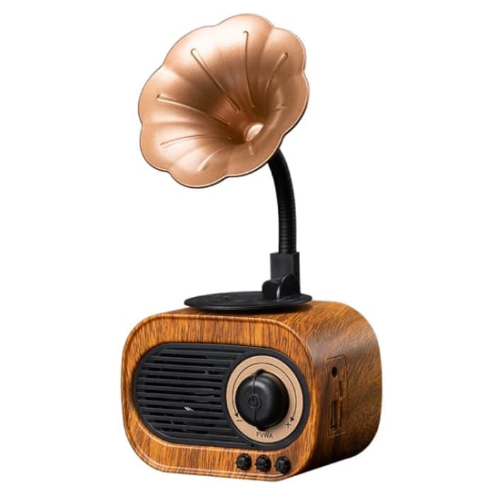 SYA0018593.jpg B5 Retro Phonograph Design Tragbarer drahtloser Stereo -Lautsprecher – Bild 1