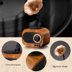 B5 Retro Phonograph Design Tragbarer drahtloser Stereo -Lautsprecher – Bild 7
