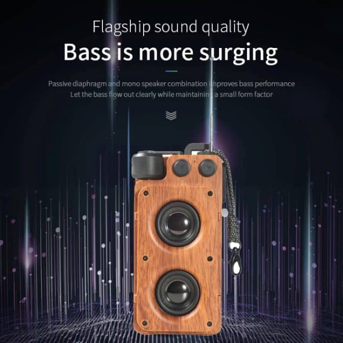 A8 Tragbarer Retro-FM-Radio-Wireless-Bluetooth-Lautsprecher – Bild 5