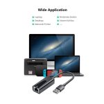 1000 Mbit/s RJ45-Netzwerkkarte USB-Ethernet-Adapter, USB 3.0, Type-C – Bild 5