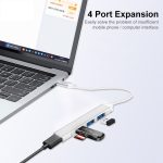 ENKAY Hat-Prince ENK-AT114 4 Ports USB 3.0 Splitter Multi-Ports Expansion HUB Extender Connector Adapter, USB 3.0, Type-C – Bild 3