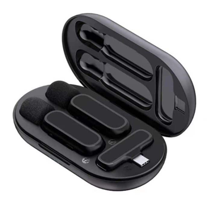 SYA0019469.jpg K61 Tragbares kabelloses Ansteckmikrofon mit Geräuschunterdrückung für Aufnahmen – Bild 1