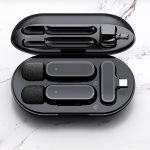 K61 Tragbares kabelloses Ansteckmikrofon mit Geräuschunterdrückung für Aufnahmen – Bild 2