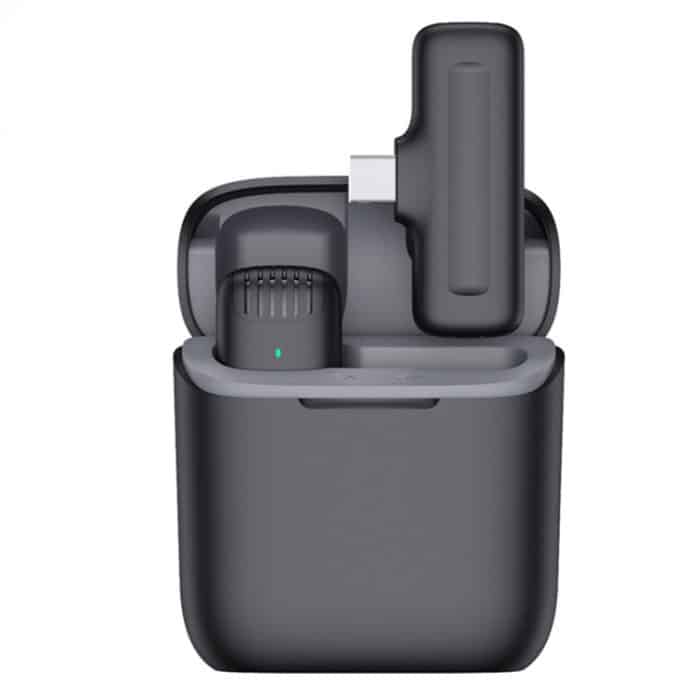 J11 Kabelloses Ansteckmikrofon Tragbares Audio-Video-Aufnahme-Mini-Mikrofon – Bild 3