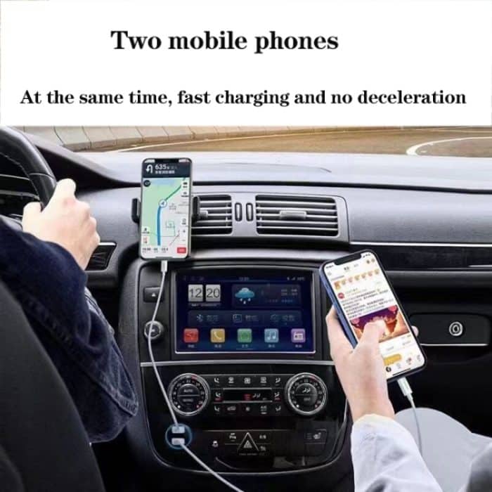 TE-P8 40W PD20W + PD20W Dual Port PD3.0 Autoladegerät mit Typ-C-zu-Typ-C-Datenkabel, Länge: 1 m – Bild 5