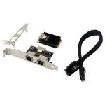 ST7242 Mini-PCIE-Dual-RJ45-Gigabit-Ethernet-Netzwerkschnittstellenkarte NHI350AM2