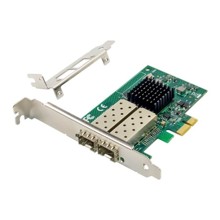 ST7257 PCIE X1 82576EB Dual-Port-SFP-Ethernet-Karte NIC – Bild 2