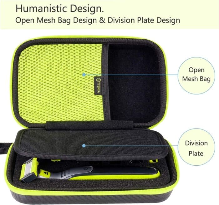 Razor EVA PU Box Reise Aufbewahrungstasche für Philips QP2520 / QP2530 / QP2620 / QP2630 Rasierer – Bild 4