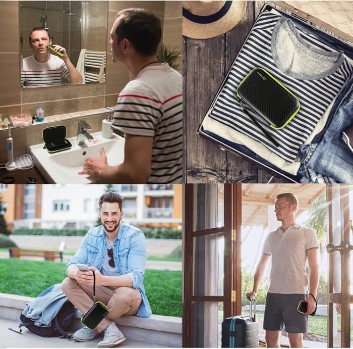 Razor EVA PU Box Reise Aufbewahrungstasche für Philips QP2520 / QP2530 / QP2620 / QP2630 Rasierer – Bild 7