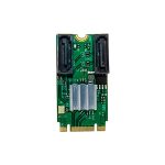 ST551 6 Gbps PCIe B+M Key auf 2 Port SATA 3.0 Karte M.2 auf Dual SATA Adapter – Bild 2