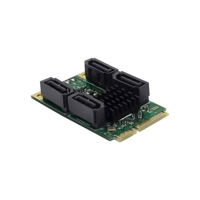 SYA0019745.jpg ST549 MINI PCI-E auf 4 Ports SATA3.0 Erweiterungskarte für Desktop – Bild 1