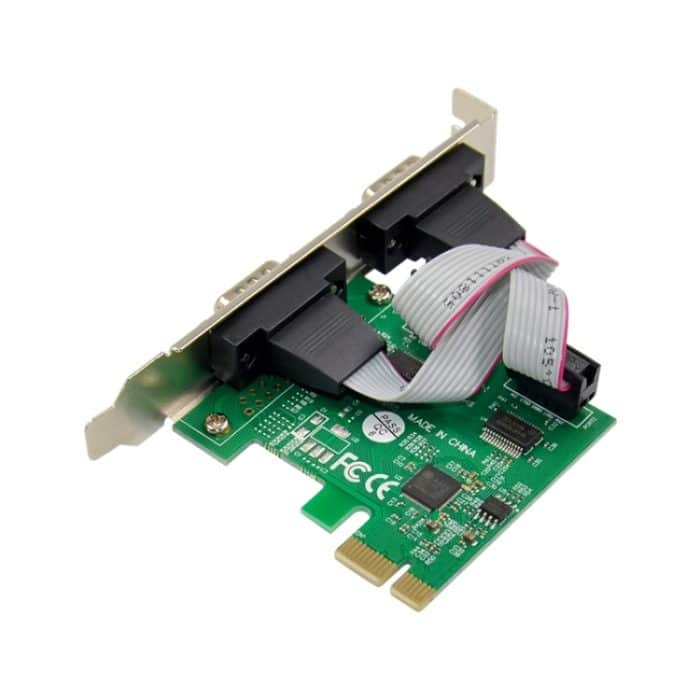ST316 2 Ports RS232 zu PCIE Konverterkarte AX99100 Chipsatz – Bild 2