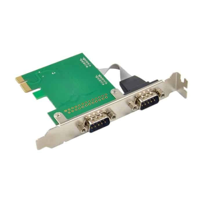 ST316 2 Ports RS232 zu PCIE Konverterkarte AX99100 Chipsatz – Bild 3
