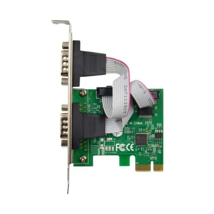 ST316 2 Ports RS232 zu PCIE Konverterkarte AX99100 Chipsatz – Bild 5
