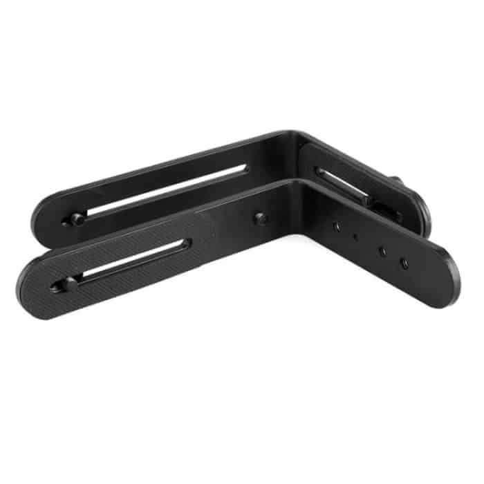 SYA0019920.jpg NST-6494 Aluminiumlegierung 1/4 Zoll Blitzschuhadapter Kamera Doppelte L-Form Kamera-Blitzhalterung – Bild 1