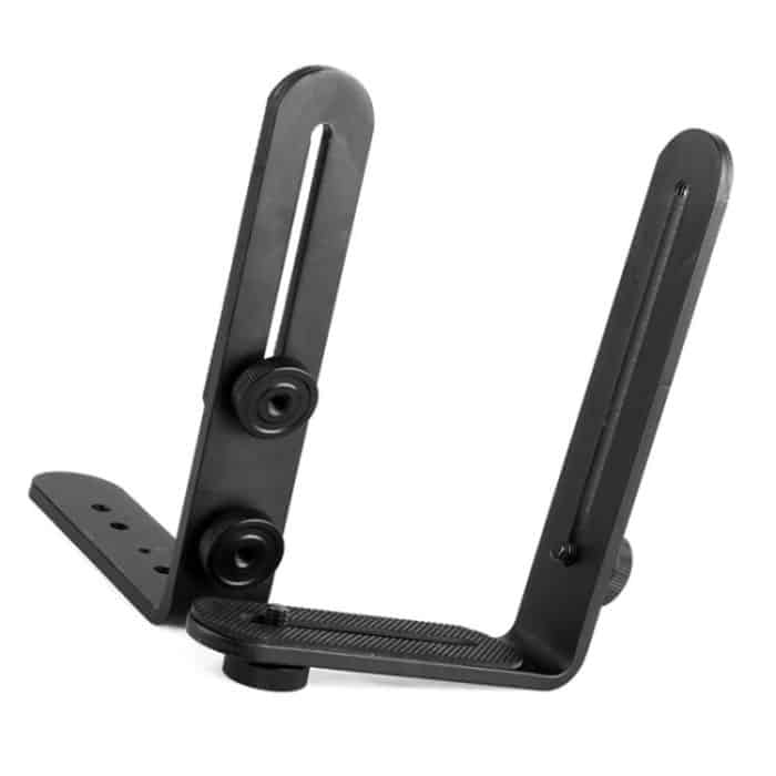 NST-6494 Aluminiumlegierung 1/4 Zoll Blitzschuhadapter Kamera Doppelte L-Form Kamera-Blitzhalterung – Bild 2