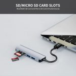 ENKAY Hat-Prince 5-in-1-Dockingstation-Adapter HUB SD/TF-Kartenleser, USB 3.0, Type-C – Bild 5