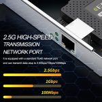 EDUP EP-9635C 2,5 Gbps Gigabit Game Wired Network Card 2500M High Speed Internet Port Expansion Desktop PC Adaptive Ethernet Network Adapter – Bild 8